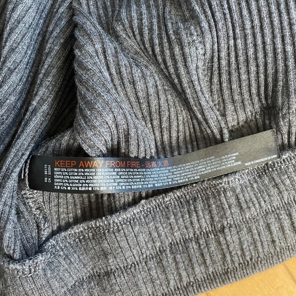 FP MOVEMENT FREE PEOPLE Time Out Full Zip Hoodie Boxy Fit Cropped Ribbed - Picture 6 of 11